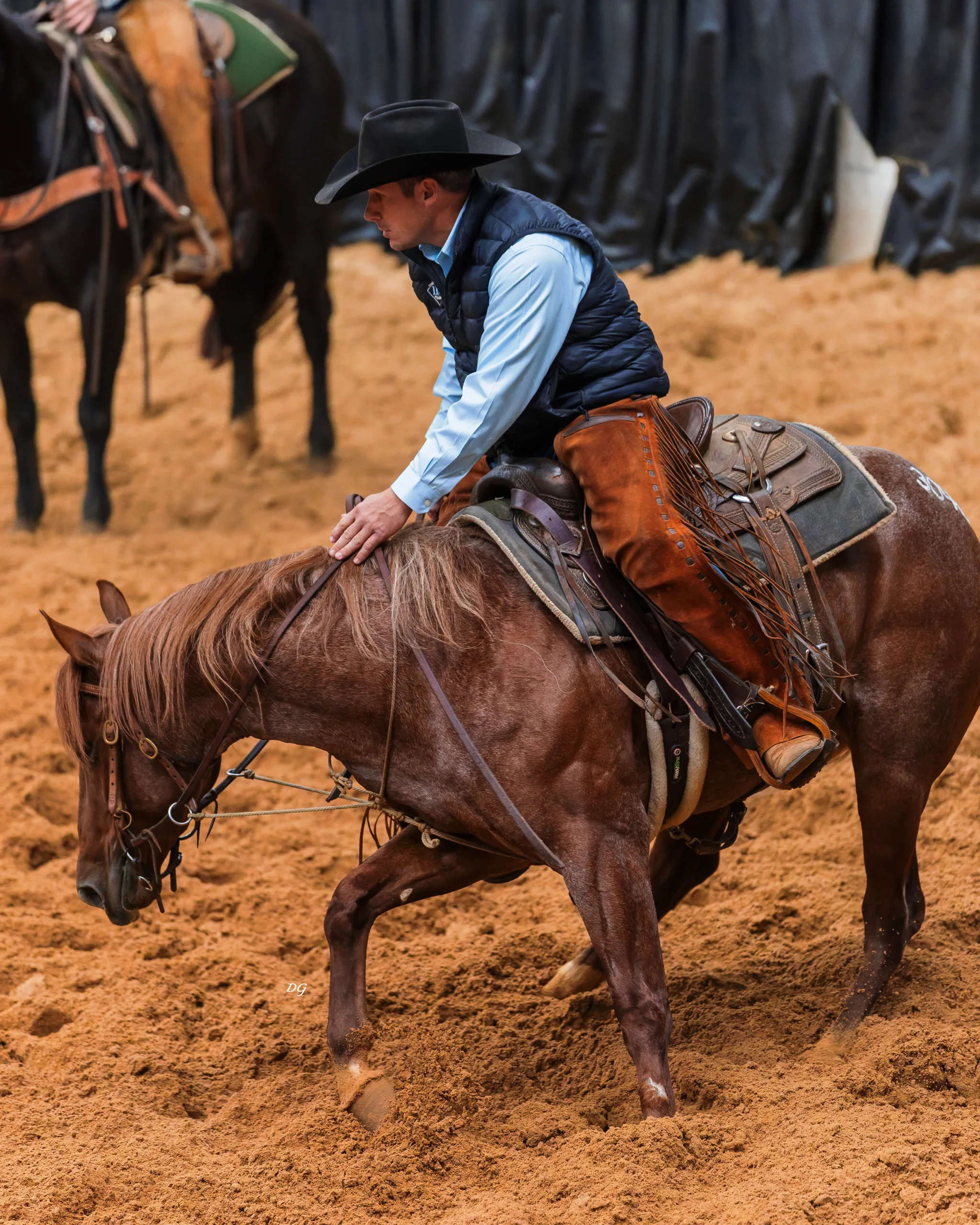 Taylor and Jared Templet on their ranch in Marlow, Oklahoma. Photo by Krista Davis Signature Portraiture.