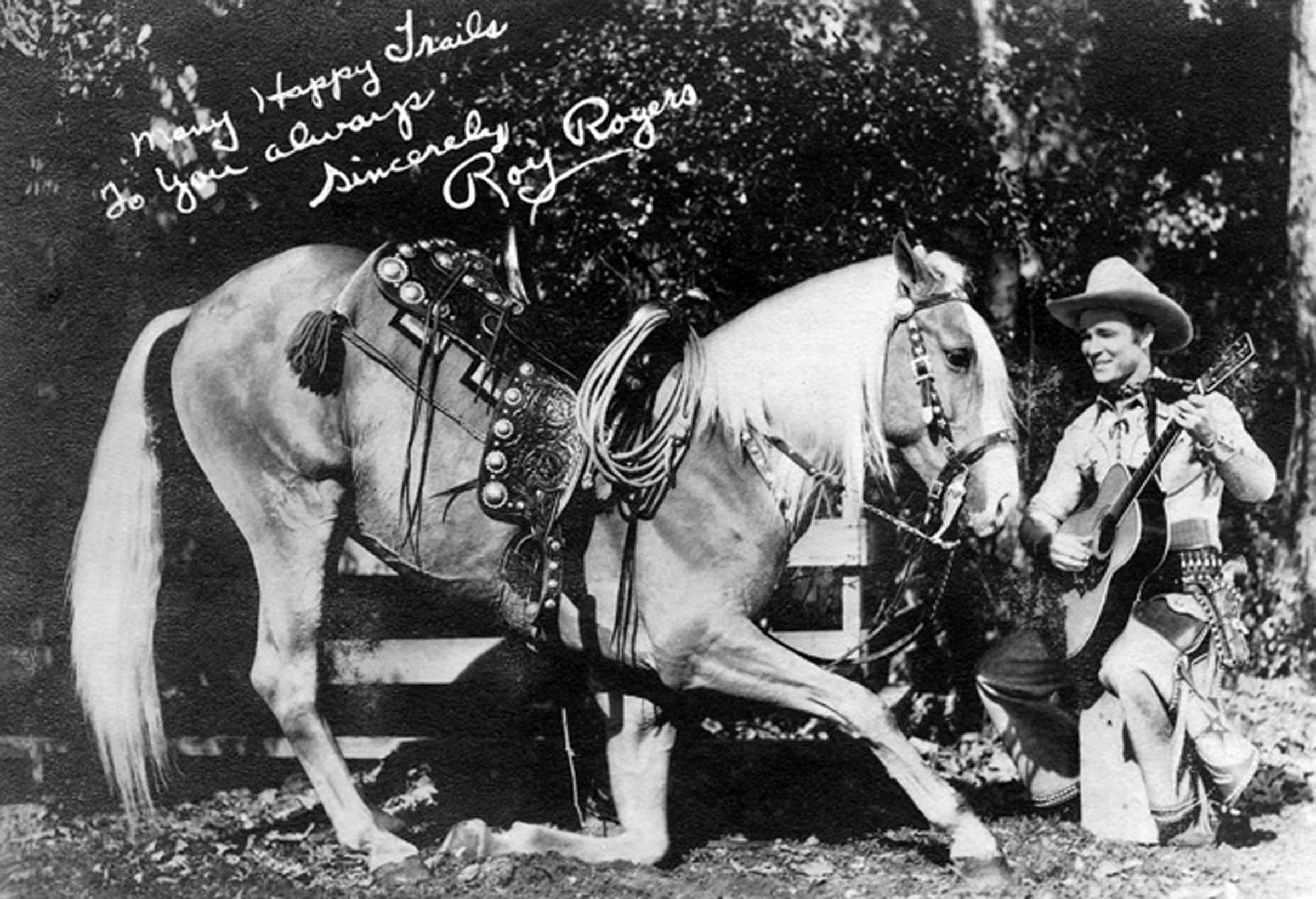 Roy Rogers with Trigger. Courtesy of Roy Rogers estate, Public domain, Wikimedia Commons.