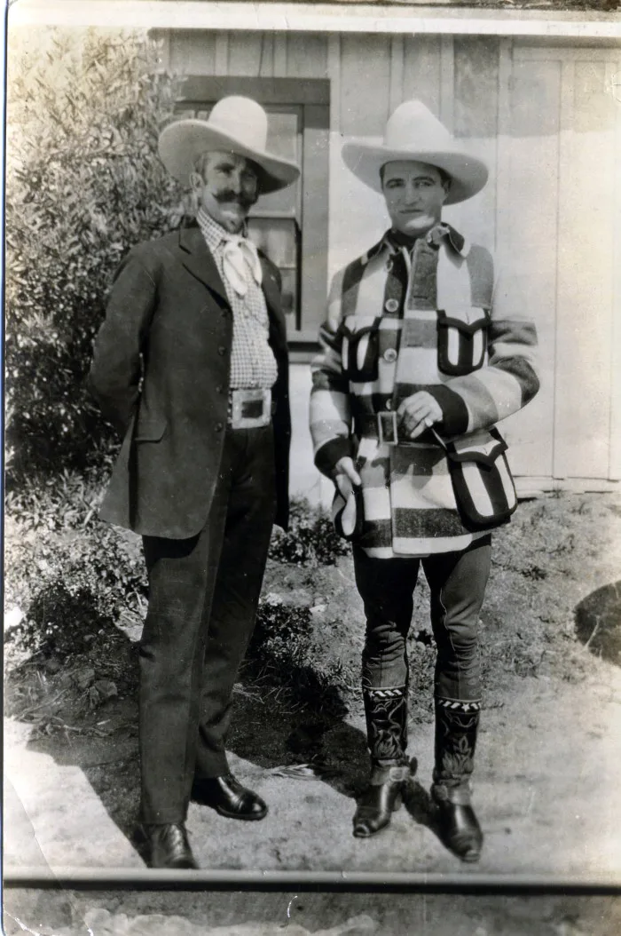 Tony the Horse, ridden by Tom Mix, photograph, 1917–1938. Courtesy of the Oklahoma Historical Society via The Gateway to Oklahoma History.