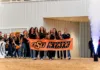 Family First The OSU Cowgirl Equestrian Team celebrates its 2026 Big 12 Championship victory.